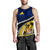 Tokelau Men'S Tank Top Polynesian Shark Tattoo Blue - Polynesian Pride