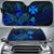 Wallis And Futuna Auto Sun Shades Turtle Hibiscus Blue Auto Sun Shade Universal Fit Blue - Polynesian Pride