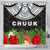 Chuuk Shower Curtain - Ginger Lei Pattern 177 x 172 (cm) Black - Polynesian Pride