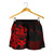 Polynesian Hawaii Women's Shorts - Kanaka Maoli Red Turtle - Polynesian Pride