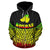 Kosrae Polynesian Zip up Hoodie Reggae Pride Map and Seal - Polynesian Pride