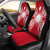 Nauru Car Seat Cover - Nauru Flag Map Red White Universal Fit Red - Polynesian Pride