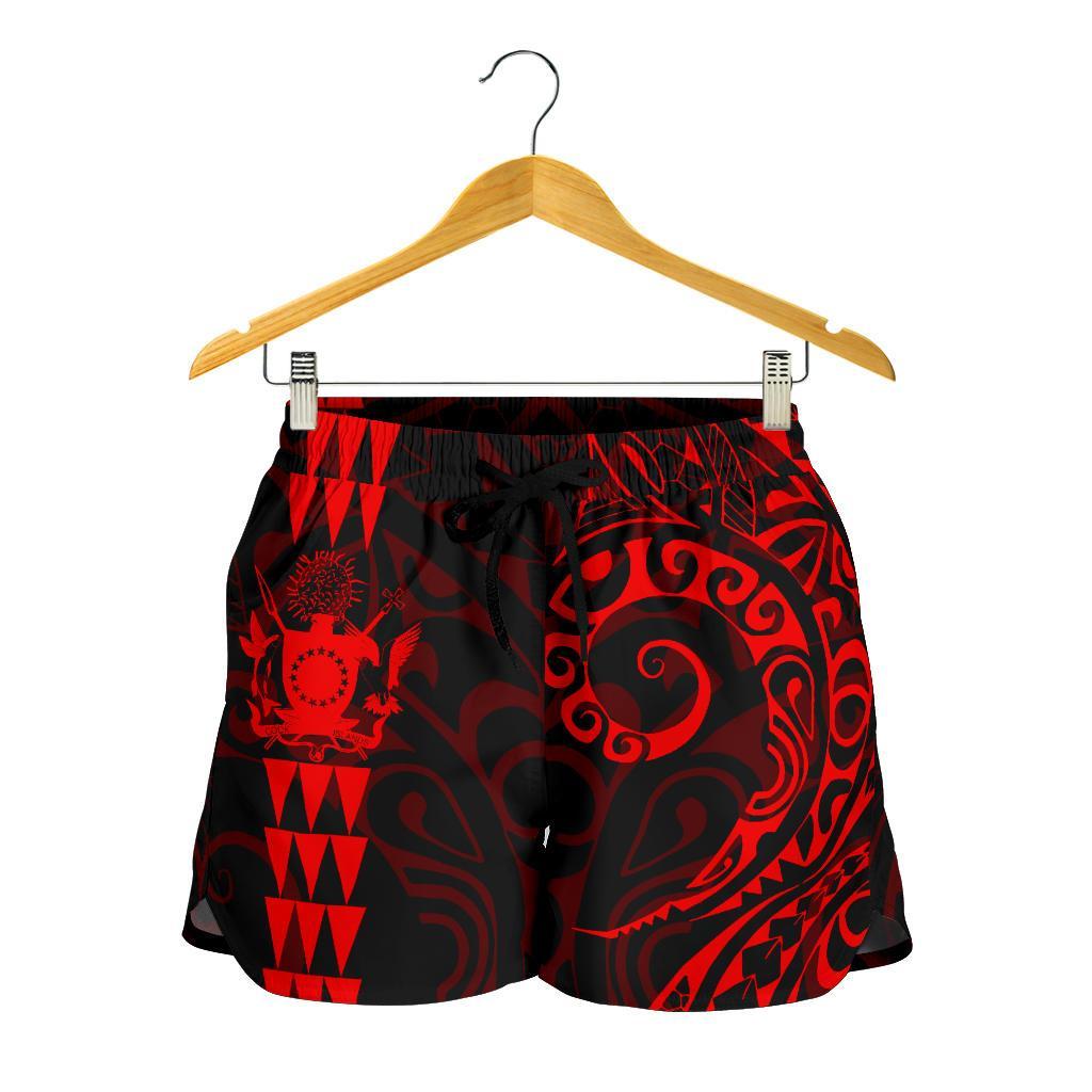 Cook Islands Polynesian Women'S Shorts 04 Women Red - Polynesian Pride