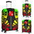 Wallis And Futuna Luggage Cover - Polynesian Tattoo Reggae Reggae - Polynesian Pride