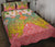 Hawaii Turtle Couple Plumeria Valentine Pattern Quilt Bed Set - Bond Style - AH - Polynesian Pride