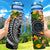 Palau Hydro Tracking Bottle - Seal Spiral Polynesian Patterns Hydro Tracking Bottle - Palau 32oz Large Black - Polynesian Pride