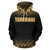 Tererahi Poly All Over Hoodie Polynesian Fog Gold Custom Style - Polynesian Pride