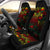 Wallis And Futuna Car Seat Covers - Wallis And Futuna Coat Of Arms Turtle Hibiscus Reggae Universal Fit Reggae - Polynesian Pride