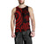 Kosrae Micronesian Men Tank Top - Red Tentacle Turtle - Polynesian Pride