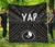 Yap Premium Quilt - Yap Seal With Polynesian Tattoo Style - Polynesian Pride