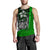 Chuuk Micronesia Men's Tank Top Green - Turtle With Hook - Polynesian Pride