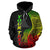 Tokelau Polynesian Custom Hoodie Coconut Reggae - Polynesian Pride