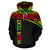 Cook Islands Polynesian Custom Hoodie Curve Reggae - Polynesian Pride