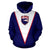 American Samoa Pullover Hoodie American Samoa Flag Seal A8 - Polynesian Pride