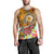 Samoa Men's Tank Top - Turtle Plumeria (Gold) - Polynesian Pride