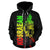 Kosrae Zip up Hoodie Micronesia Kosraean Warrior Reggae - Polynesian Pride