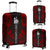 New Caledonia Luggage Cover - Polynesian Tattoo Red Black - Polynesian Pride