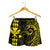 Kanaka Hawaii Map Yellow Polynesian Women's Shorts - Polynesian Pride