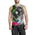 Chuuk Men Tank Top - Turtle Plumeria Banana Leaf - Polynesian Pride