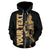 Federates States of Micronesia Custom Zip up Hoodie Micronesian Warrior Gold - Polynesian Pride