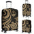 Guam Polynesian Luggage Covers - Gold Tentacle Turtle Gold - Polynesian Pride