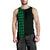 Hawaii Kakau Polynesian Turtle Map Men's Tank Top - Green - Polynesian Pride