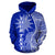 Nauru Polynesian Custom Hoodie Coconut Blue - Polynesian Pride