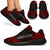 Gambier Islands Sport Sneakers - Polynesian Tattoo Red Black - Polynesian Pride