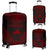 Tokelau Polynesian Chief Luggage Cover - Red Version Red - Polynesian Pride