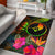 YAP Polynesian Area Rug - Hibiscus and Banana Leaves Reggae - Polynesian Pride