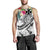 Wallis and Futuna Polynesian Men's Tank Top - Summer Plumeria (White) - Polynesian Pride