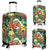 Hawaii Tropical Leaves Flowers And Birds Floral jungle Luggage Cover White - Polynesian Pride