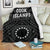 Cook Island Premium Blanket - Seal With Polynesian Tattoo Style ( Black) - Polynesian Pride