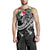 Polynesian American Samoa Men's Tank Top - Summer Plumeria (Black) - Polynesian Pride