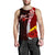 Tokelau Polynesian Custom Personalised Men's Tank Top - Coat Of Arm With Hibiscus - Polynesian Pride