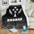 Kosrae Premium Blanket - Black Fog Style White - Polynesian Pride