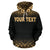 Papua New Guinea Polynesian ll Over Custom Hoodie Gold Fog - Polynesian Pride