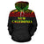 New Caledonia Polynesian All Over Hoodie Horizontal Reggae Style - Polynesian Pride