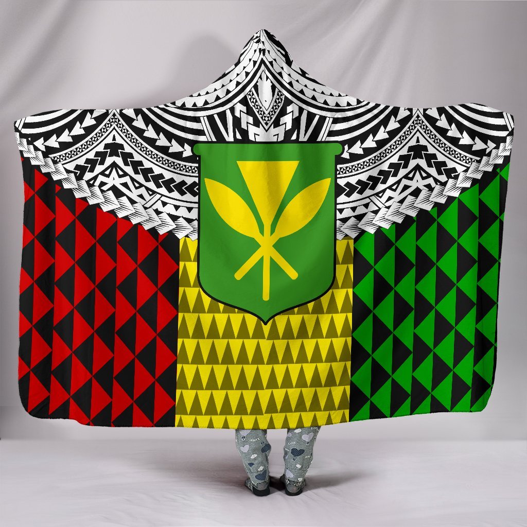 Hawaii Special Hooded Blanket Z2 Hooded Blanket Mix - Polynesian Pride