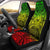 Tahiti Car Seat Cover - Tahiti Coat Of Arms Polynesian Reggae Style Universal Fit Reggae - Polynesian Pride