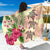 Hawaii Turtle Hibiscus Plumeria Beige Style - Sarong AH Sarong One size Yellow - Polynesian Pride