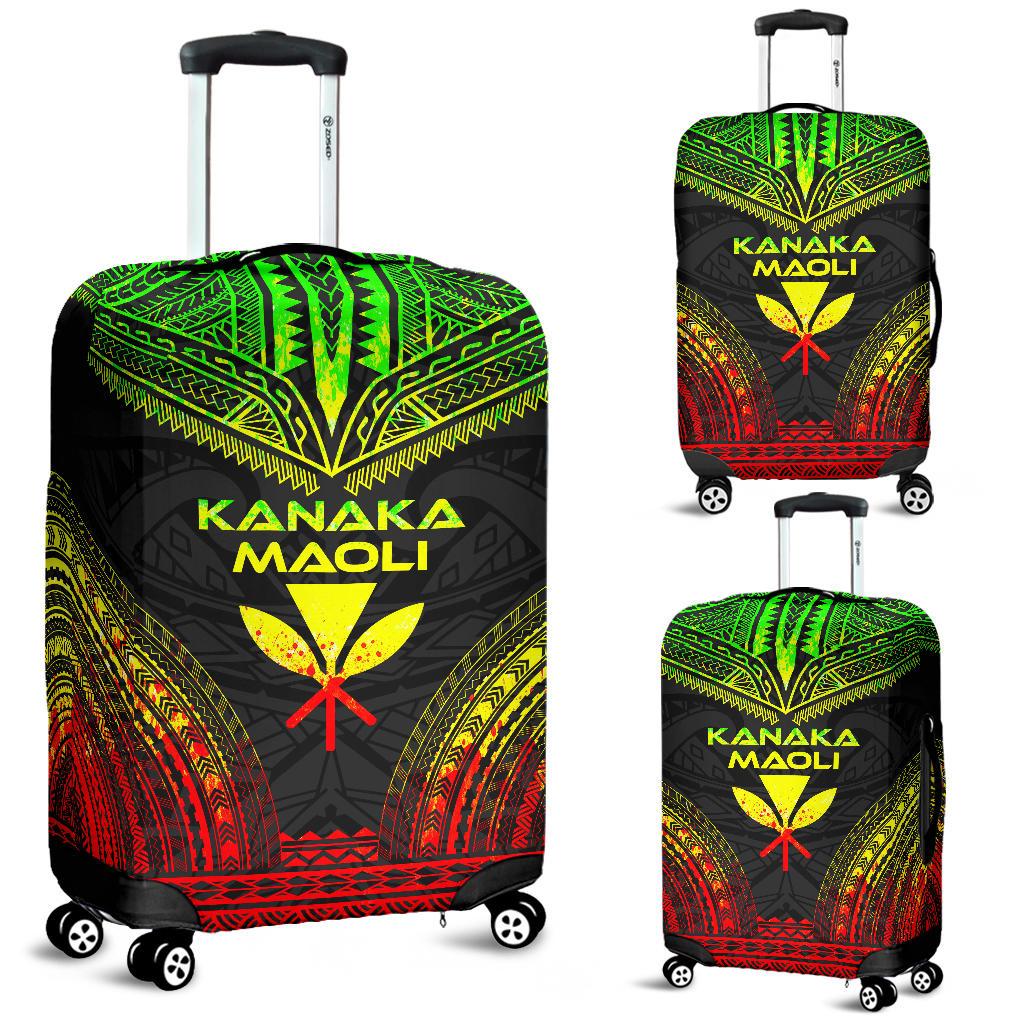 Kanaka Maoli Polynesian Chief Luggage Cover - Reggae Version Reggae - Polynesian Pride