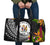 Niue Travel Bag - Seal Spiral Polynesian Patterns Travel Bag - Black - Niue One size Black - Polynesian Pride