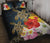 Hawaii Honu Hibiscus Galaxy Quilt Bed Set - Polynesian Pride