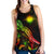 Marshall Islands Polynesian Women Tank Top - Turtle With Blooming Hibiscus Reggae - Polynesian Pride