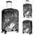 Kosrae Custom Personalised Luggage Covers - Humpback Whale with Tropical Flowers (White) - Polynesian Pride