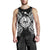 French Polynesia Polynesian Men Tank Top Map Black Black - Polynesian Pride