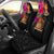 Tokelau Car Seat Covers - Polynesian Hibiscus Pattern Universal Fit Black - Polynesian Pride