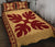 Hawaiian Quilt Pattern Palm Tree Basic Quilt Bed Set - Polynesian Pride