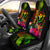 Polynesian Hawaii Kanaka Maoli Polynesian Car Seat Covers - Hibiscus and Banana Leaves Universal Fit Reggae - Polynesian Pride